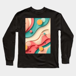 Color Swirl Harmony Long Sleeve T-Shirt